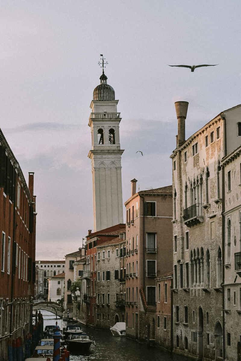 Narrow canal Castello Venice quiet district authentic waterway